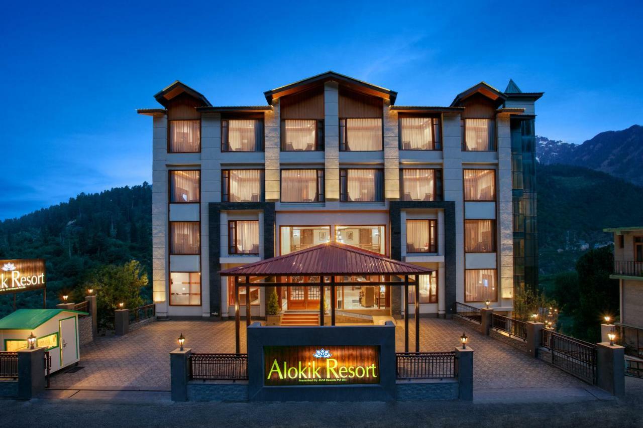 Alokik Resort- Pure Veg Manāli Eksteriør bilde